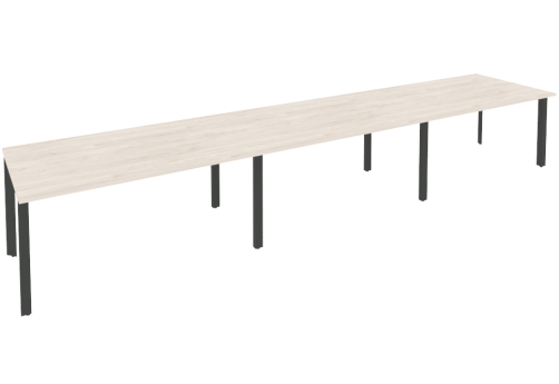 Стол для переговоров (3 столешницы), цвет денвер светлый