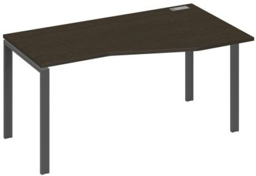 Стол эргономичный правый Мира Нумо, цвет венге + антрацит