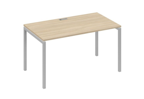 Стол письменный Мира Лофт, цвет дуб скандинавский + серый