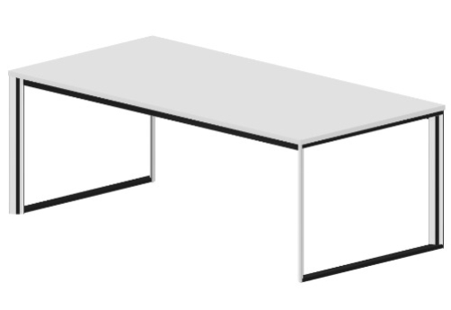 Стол для руководителя Клауд, цвет белый