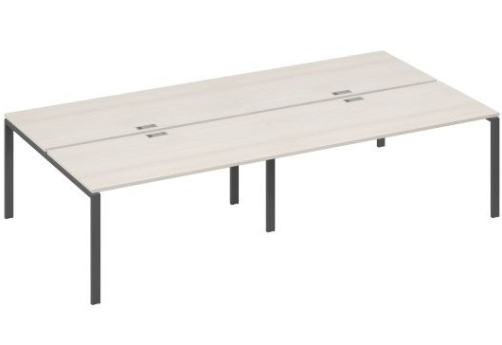 Рабочая станция (4х160) Мира Нумо, цвет дуб шамони + антрацит