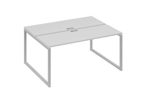 Рабочая станция (2х160) Мира Одри, цвет серый + серый