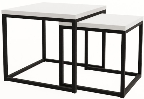 Комплект журнальных столов Винси 1, цвет белый