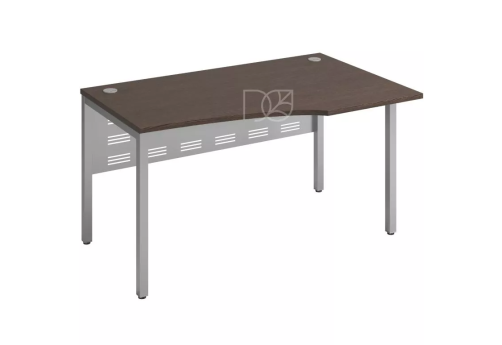 Стол эргономичный (экран - металл) правый, цвет венге