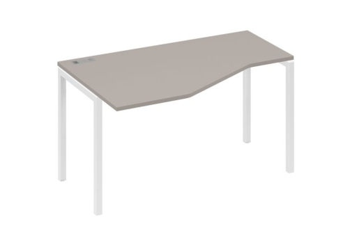 Стол эргономичный левый Техно Мира Лофт, цвет мокко премиум + белый