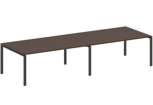 Стол для переговоров (2 столешницы), цвет венге