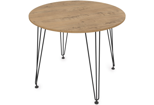 Стол обеденный круглый Мальта, цвет тиквуд