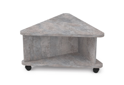 Стол журнальный треугольный Винси 3, цвет базальт