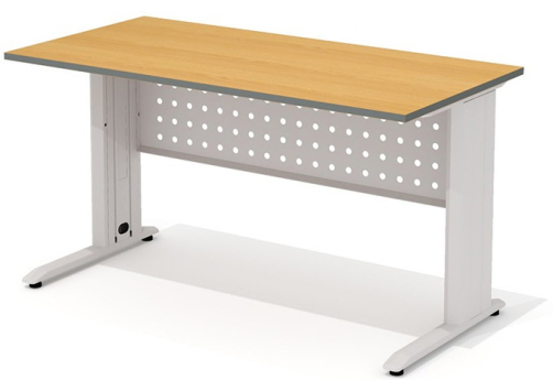 Стол письменный на металлокаркасе Колибри, цвет ольха