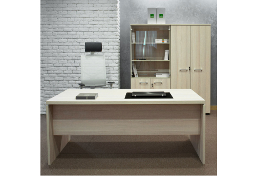 Стол руководителя Вайли, цвет светлый дуб