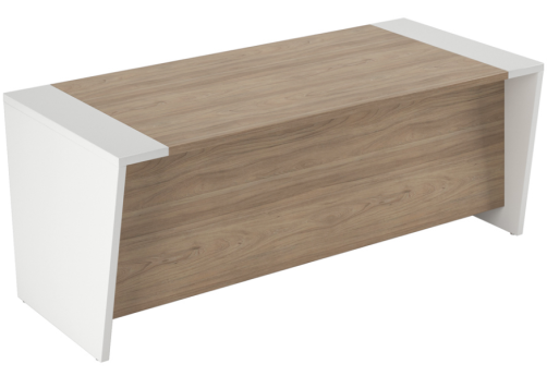 Стол письменный 200 панель - древесная, цвет вяз + белый