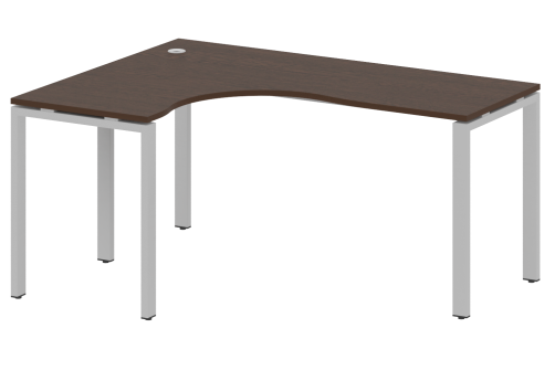 Стол эргономичный левый, цвет венге