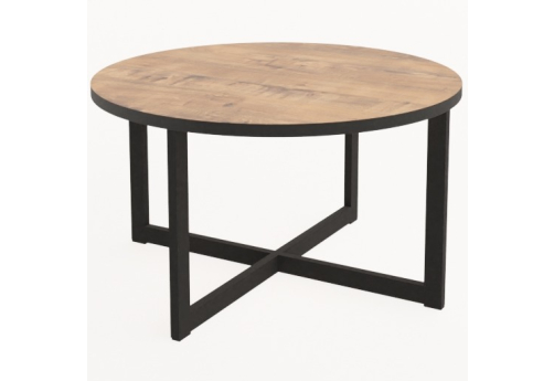 Стол журнальный круглый Винси 2, цвет тиквуд