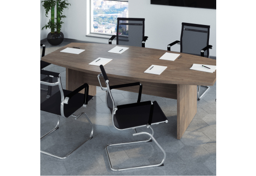 Стол для переговоров (опоры ДСП) Платан, цвет вяз