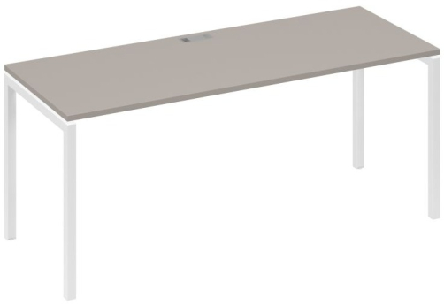 Стол письменный Мира Лофт, цвет мокко премиум + белый
