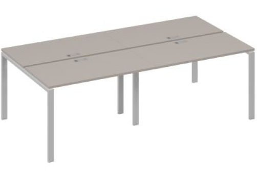 Рабочая станция (4х120) Мира Нумо, цвет мокко премиум + серый