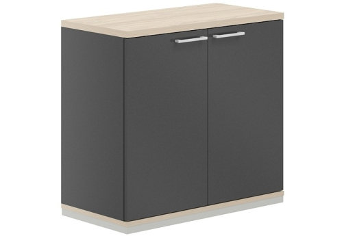 Шкаф 2 уровня Фламинго, цвет антрацит + акация