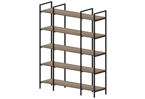 Стеллаж 3 секции Киви, цвет орех