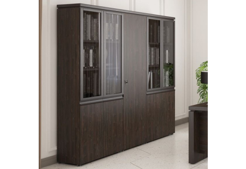 Шкаф комбинированный Фиеста, цвет дуб черный