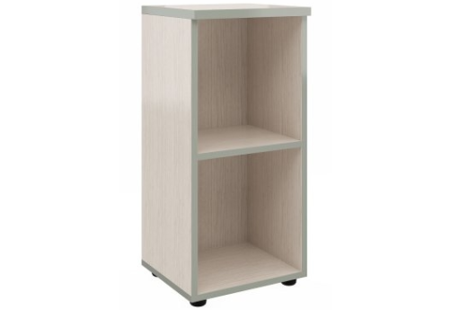 Стеллаж узкий низкий, цвет сосна карелия