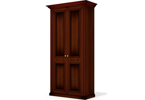 Гардероб Альберо, цвет орех темный