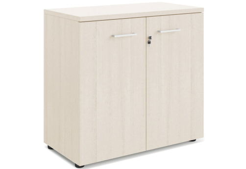 Шкаф низкий широкий закрытый, цвет дуб светлый