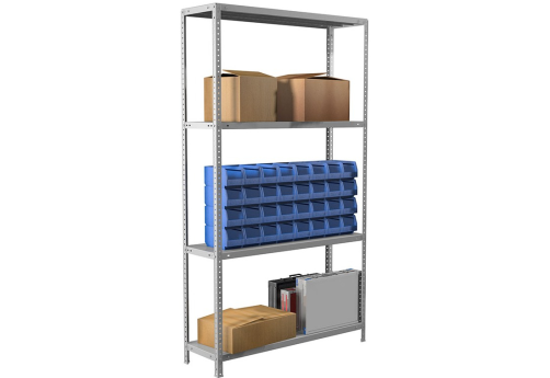 Стеллаж СФ1213, цвет серый