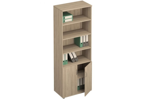 Шкаф для документов полузакрытый Тарли, цвет вяз светлый