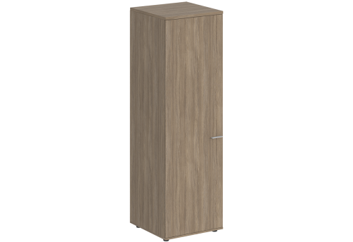 Гардероб с задней стенкой HDF левый Индиго Вуд, цвет дуб темный