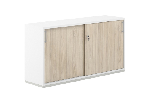 Шкаф-купе 2 уровня Фламинго, цвет белый + акация