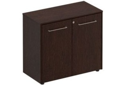 Шкаф закрытый низкий Эдвард, цвет венге