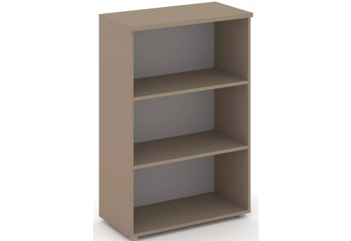 Стеллаж средний широкий, цвет латте