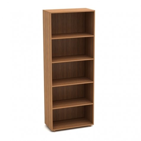 Стеллаж высокий, цвет орех