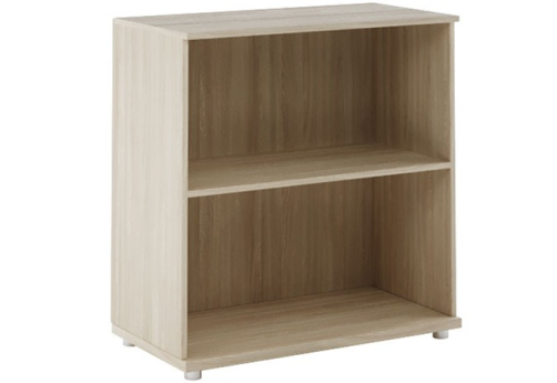 Стеллаж низкий, цвет светлый дуб