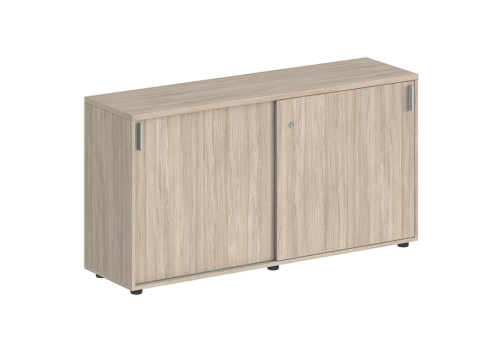 Шкаф-купе низкий с замком Индиго Вуд, цвет дуб светлый