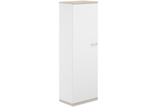 Гардероб левый Фламинго, цвет белый + акация