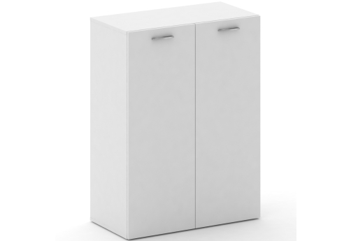 Шкаф широкий средний Милтон, цвет белый бриллиант