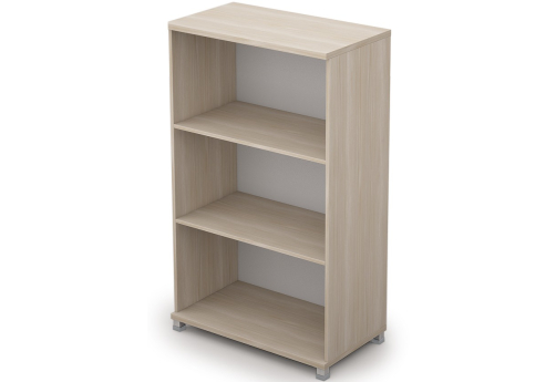 Стеллаж средний широкий Деко, цвет шамони светлый