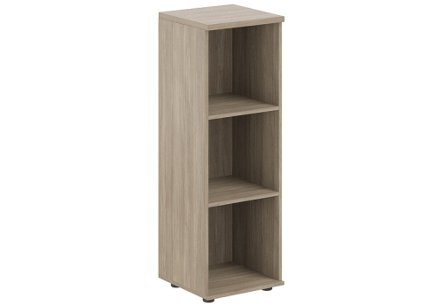 Стеллаж/корпус шкафа среднего с задней стенкой ЛДСП 16 мм Индиго Вуд, цвет дуб темный