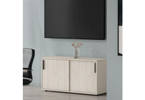 Шкаф-купе низкий Лонди, цвет дуб шамони светлый