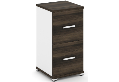 Шкаф одна узкая секция 2 ниши (2 фасада ЛДСП, 1 ниша) Динен, цвет дуб мали-белый