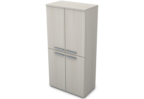 Шкаф средний закрытый (4 двери) Платинум Персонал, цвет слоновая кость