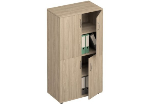 Шкаф для документов 4 двери Тарли, цвет вяз светлый