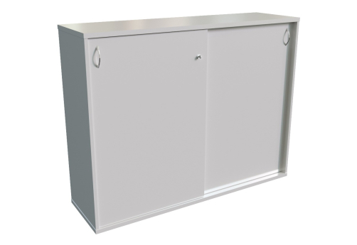 Шкаф-купе с топом и замком, цвет белый