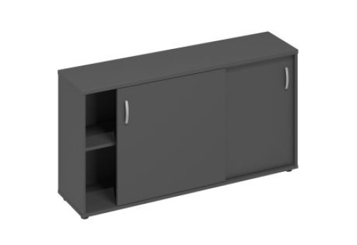 Шкаф-купе низкий Мира Нумо, цвет антрацит премиум