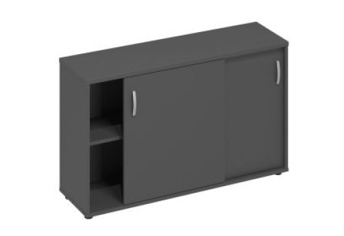 Шкаф-купе низкий Мира Нумо, цвет антрацит премиум