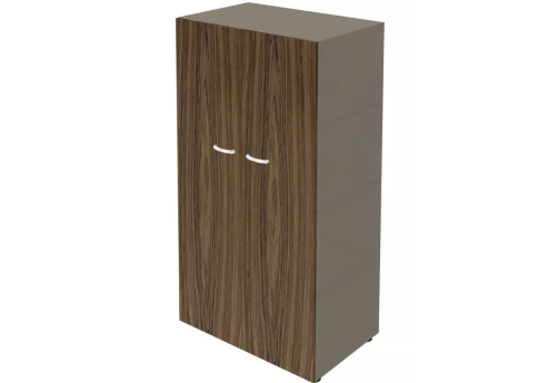Шкаф средний с глухими фасадами, цвет темный мокко
