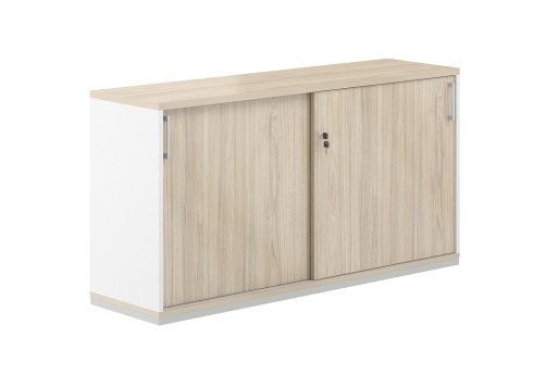 Шкаф-купе 2 уровня Фламинго, цвет белый + акация