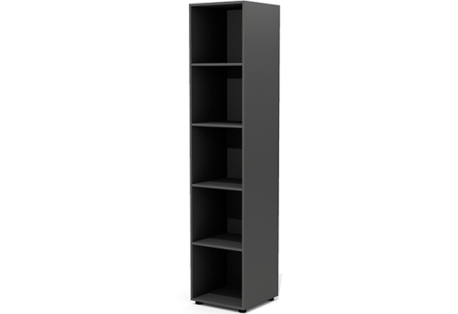Стеллаж высокий узкий Адриатика, цвет антрацит