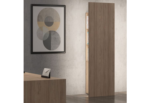 Шкаф-стеллаж с подсветкой Пальмира, цвет вяз